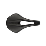 Fizik Tempo Argo R3 bicycle saddle in black with perforated surface and cutout