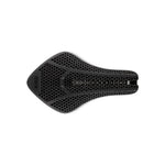 Fizik Transiro Aeris LD R1 Adaptive bicycle saddle in black with honeycomb ventilation
