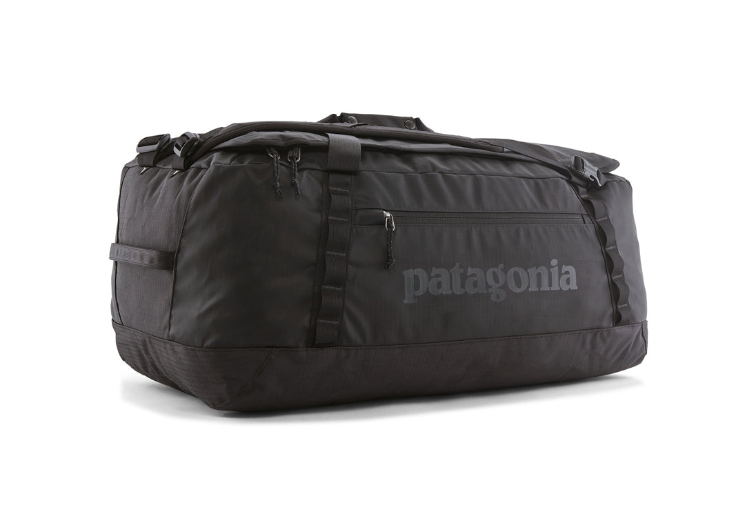 Patagonia Black Hole Duffel 70L in black on white background