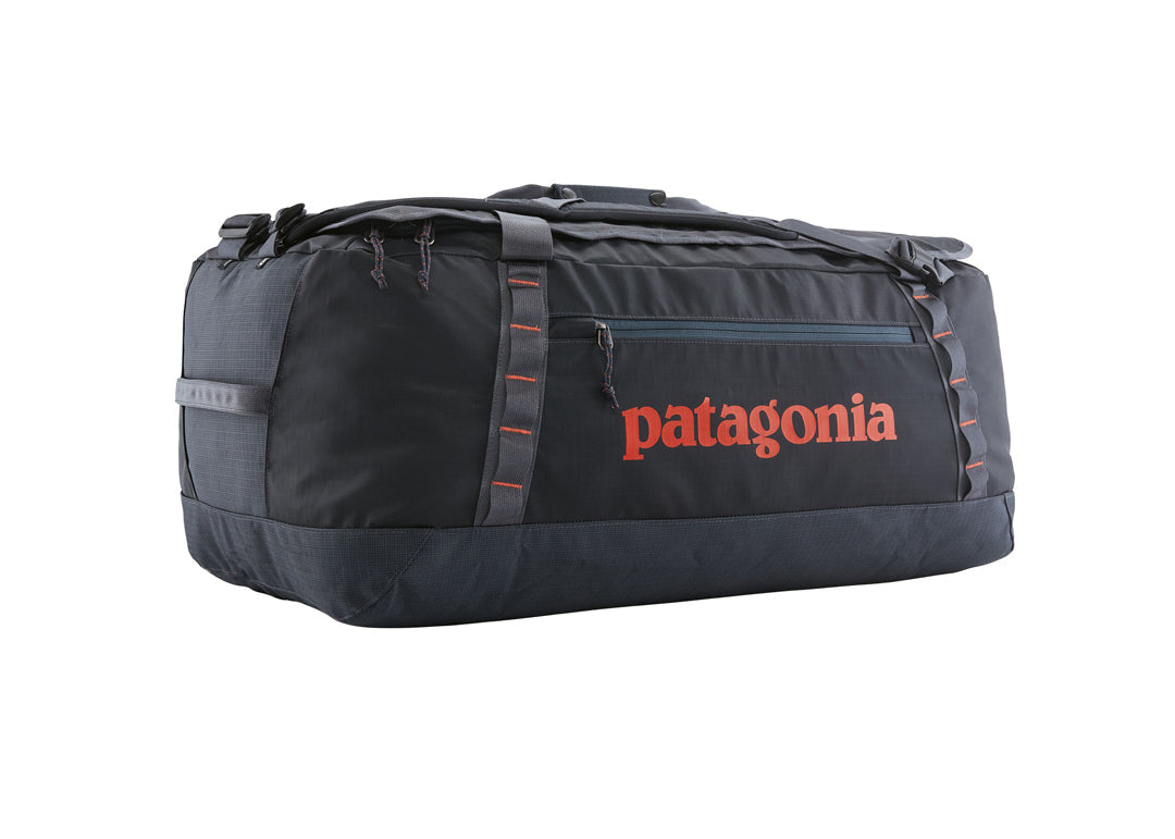 Patagonia Black Hole Duffel 70L in black and grey colorway