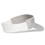 Headsweats visor in grey and white floral pattern with professional studio lighting