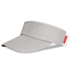 Headsweats grey visor with clean studio lighting on white background