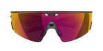 Oakley Meta Vanguard smart glasses with black frame and Prizm gradient shield lens