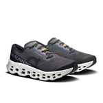 On Cloudmonster 3 men's running shoes in eclipse grey with distinctive white CloudTec sole