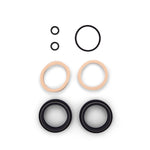 Fox Factory fork dust wiper kit with black and copper seals on white background