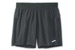 Brooks Sherpa 7 inch 2-in-1 running shorts in dark gray color