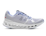 On Cloudsurfer women's running shoe in heather gray with white sole