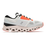 On Cloudstratus 3 men's running shoe in white and sand colorway