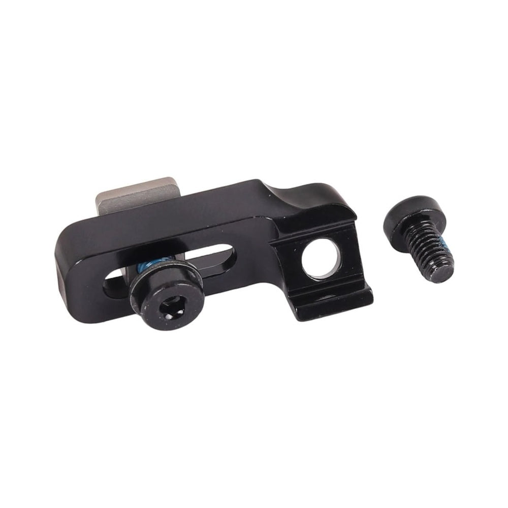 Fox I-Spec Remote Adaptor assembly with black mounting hardware and screw