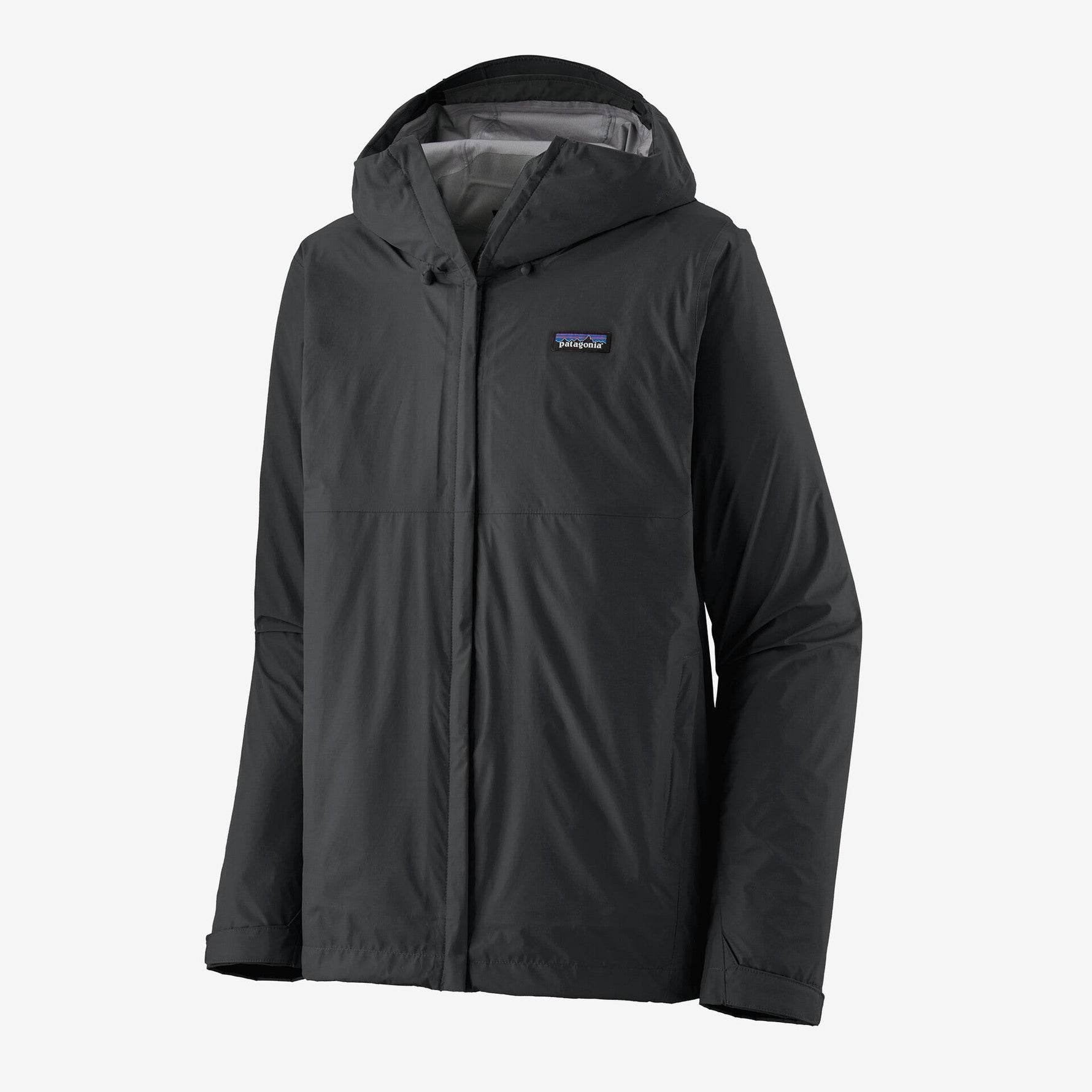 Patagonia Torrentshell 3L Rain Jacket in dark grey with hood