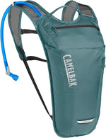 CamelBak Rogue Light hydration pack in Atlantic Teal with black straps and blue tube
