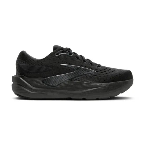 Brooks Women's Ghost Max 3 running shoe in Black/Black/Ebony colorway