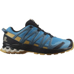 Salomon XA Pro 3D v8 trail running shoe in reef blue with bronze accents