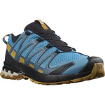 Salomon XA Pro 3D v8 trail running shoe in reef blue with fall leaf bronze accents