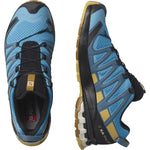 Salomon XA Pro 3D V8 trail running shoes in Reef/Fall Leaf/Bronze colorway