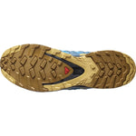 Salomon XA Pro 3D v8 trail running shoe in reef blue and bronze colorway