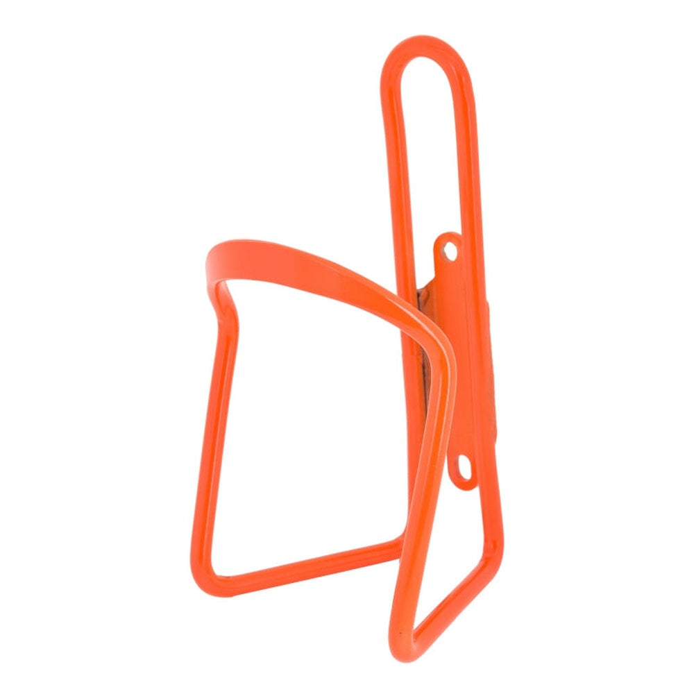 Sunlite neon orange aluminum bicycle bottle cage with mounting bracket