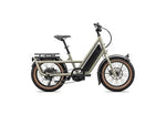 Specialized Haul ST electric cargo bike in gloss white mountains color with professional studio lighting