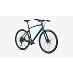 Specialized Sirrus X 3.0 hybrid bike in dark teal metallic finish with disc brakes