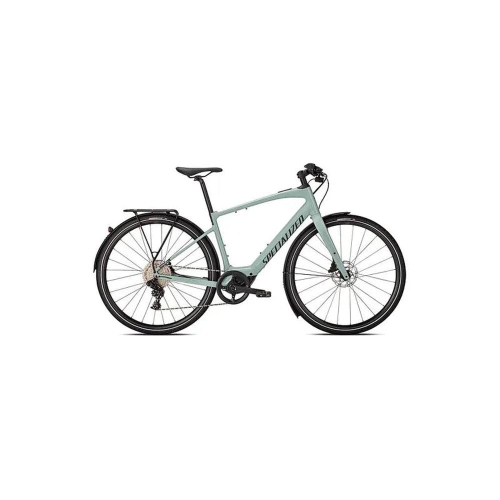 Specialized Turbo Vado SL electric bike in sage green with black components