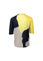 POC Pure 3/4 sleeve cycling jersey in splashed multi-color pattern