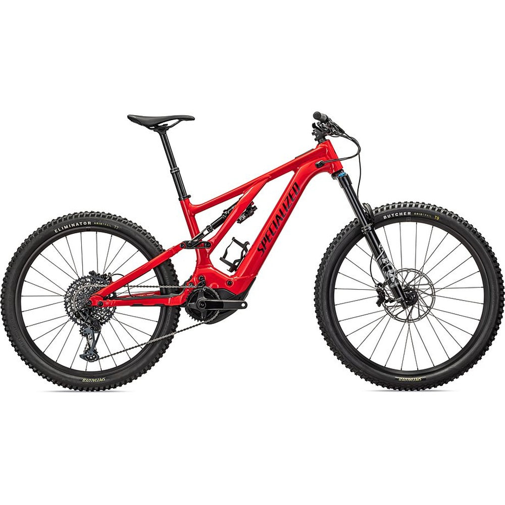 Specialized Turbo Levo Comp Alloy electric mountain bike in Flo Red and Black