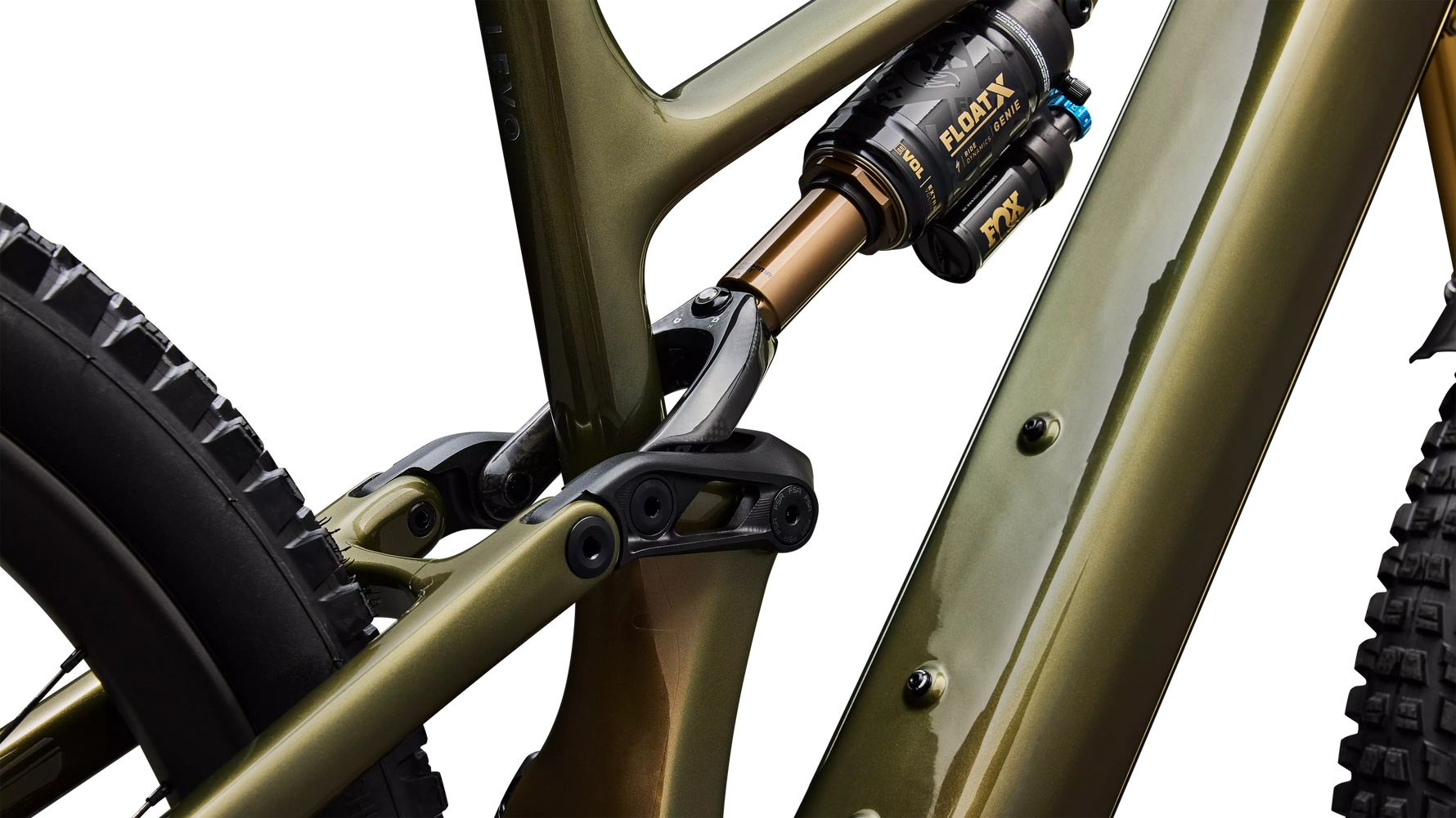 Specialized S-Works Turbo Levo 4 Gloss Laurel Green / Burnt Gold / Chrome S4