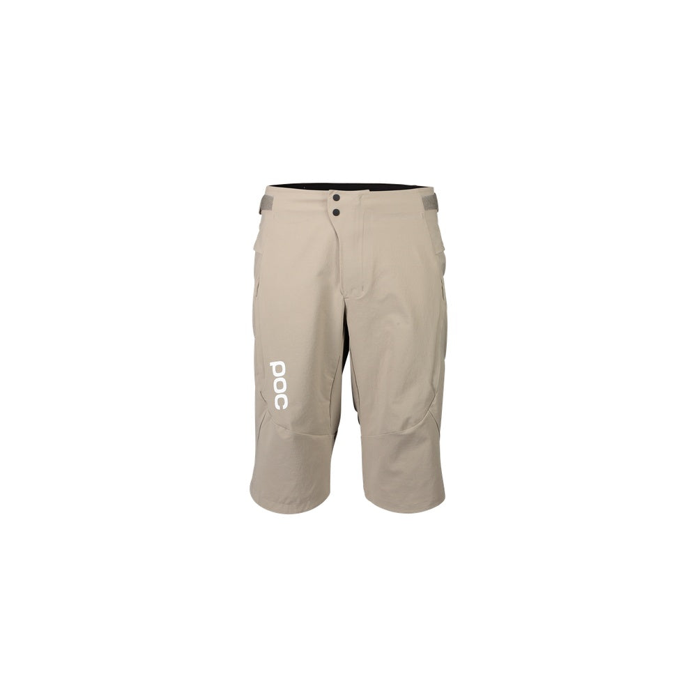 POC Infinite All Mountain men's cycling shorts in moonstone grey color