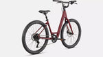 Specialized Roll 3.0 Low Entry bike in satin maroon with charcoal and black reflective details