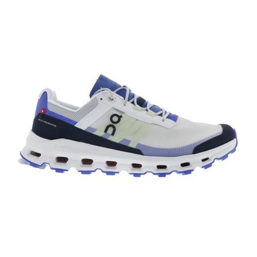 On Cloudvista women's running shoe in Frost/Mineral colorway with distinctive cloud sole