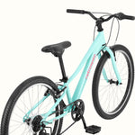 Retrospec Dart 24-inch kids mountain bike in seafoam green with black components