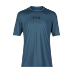 Fox Racing Men's Ranger SS Moth Jersey in Sea Spray blue color