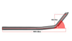 Profile Designs aerobars with technical specifications showing width and rise measurements
