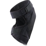 Dakine Agent knee pad in black with adjustable straps and protective padding