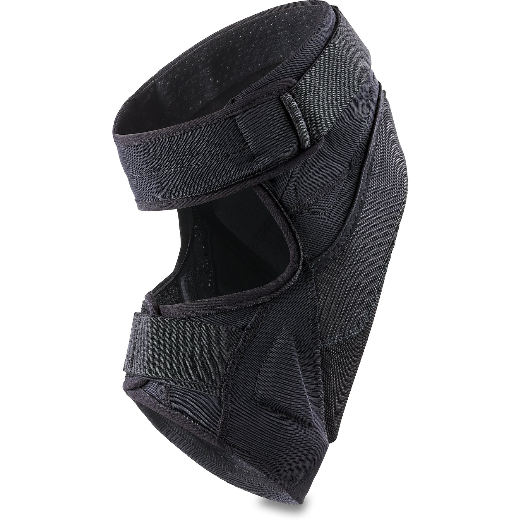 Dakine Agent knee pad in black with adjustable straps and protective padding