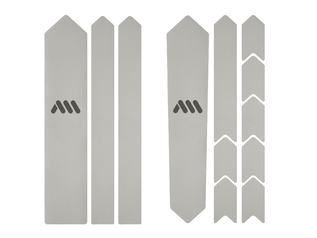 AMS clear frame protection guard strips with various shapes and sizes