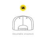VZLA VICE Black Flat Bill Snapback Hat