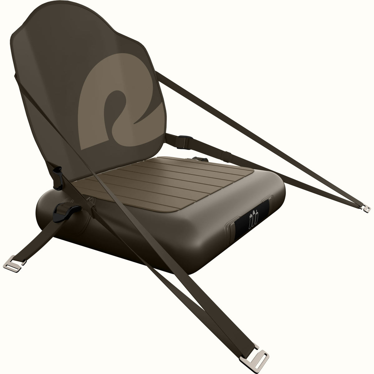 Retrospec kayak seat with backrest and adjustable straps for inflatable paddle board