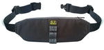 Black Amphipod AirFlow Trail Pack waist pack with adjustable strap on white background