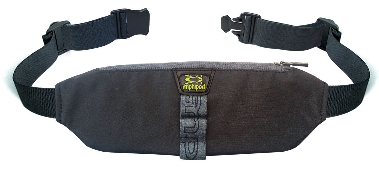 Amphipod AirFlow Trail Pack waist belt in charcoal with adjustable strap