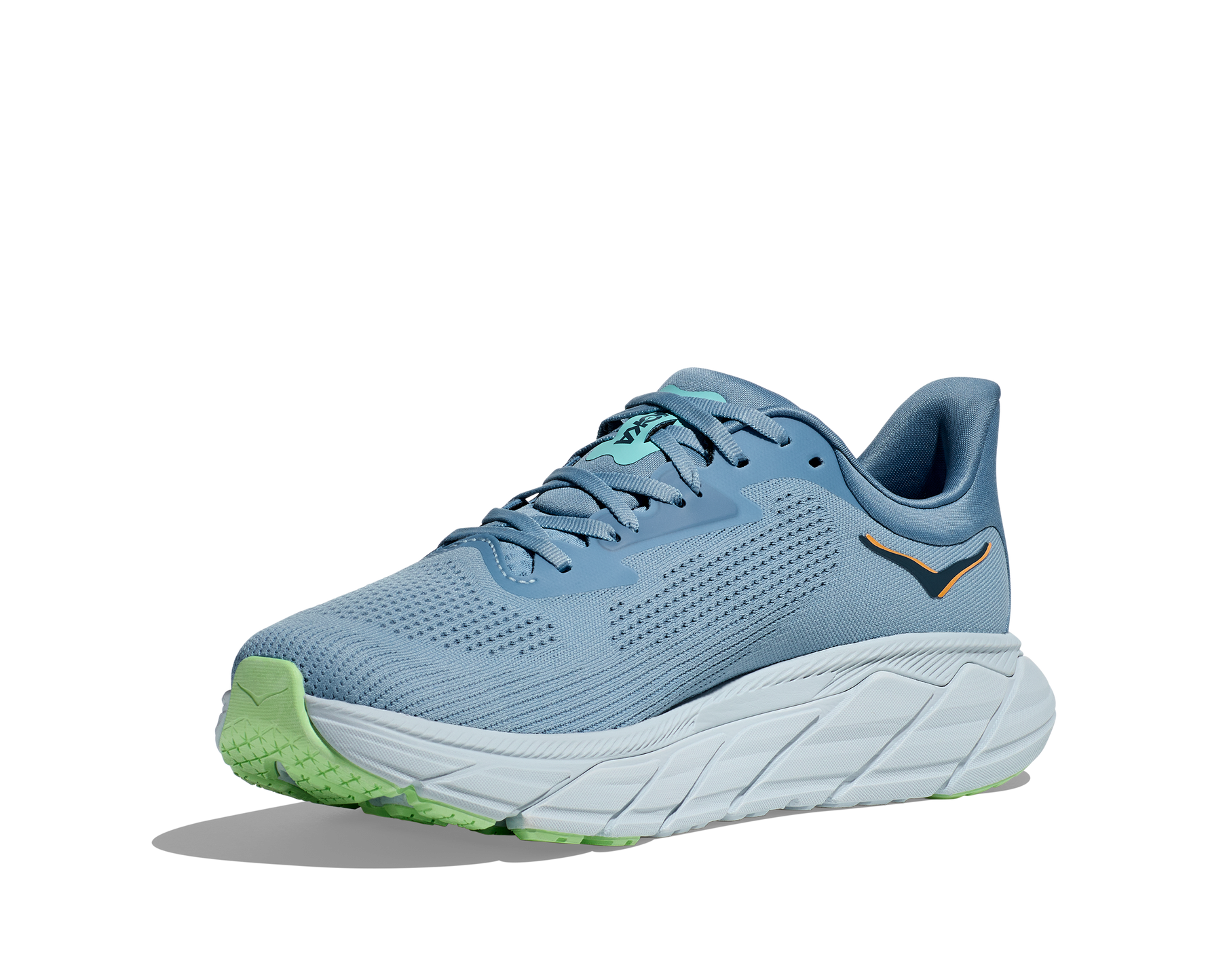 Hoka Arahi 7 men's running shoe in shadow blue with white sole
