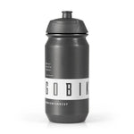 Gobik Shiva water bottle 500ml in dark gray magnet color with white branding