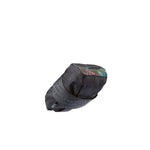 Gobik black saddle bag with iridescent rainbow accent panel on clean background