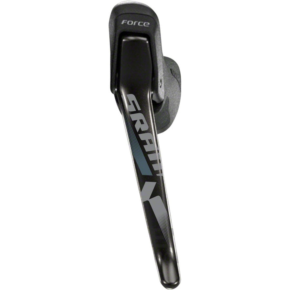 SRAM Force CX1 brake lever in black carbon finish with gray SRAM logo