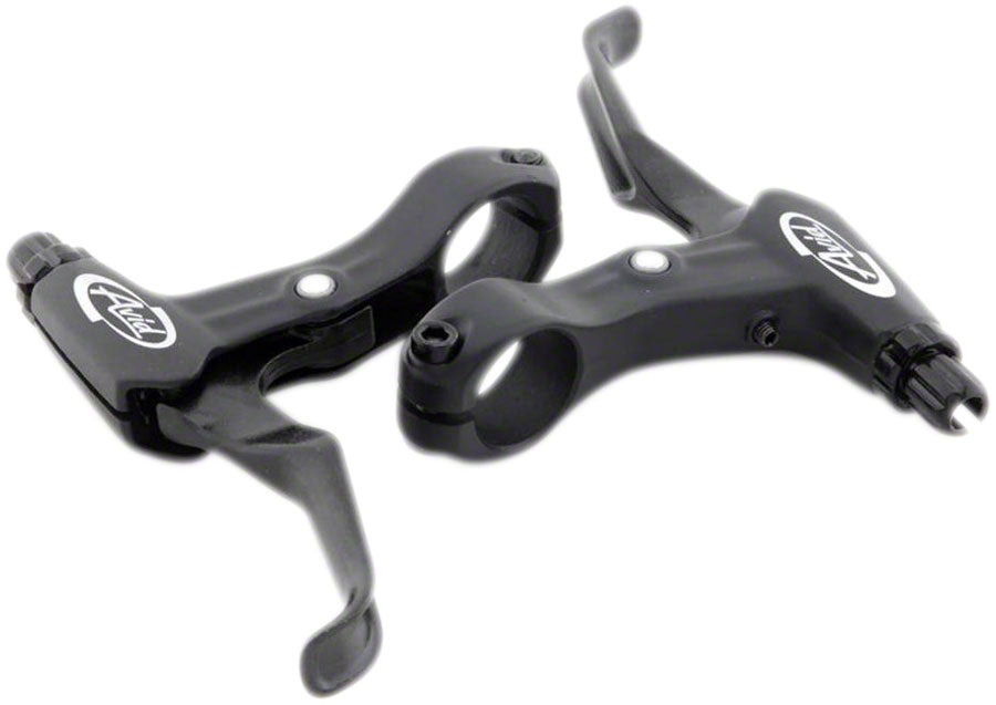Pair of black Avid FR-5 brake levers with oval logo branding
