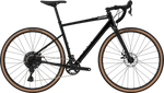 Cannondale Topstone 4 black gravel bike with drop bars and disc brakes
