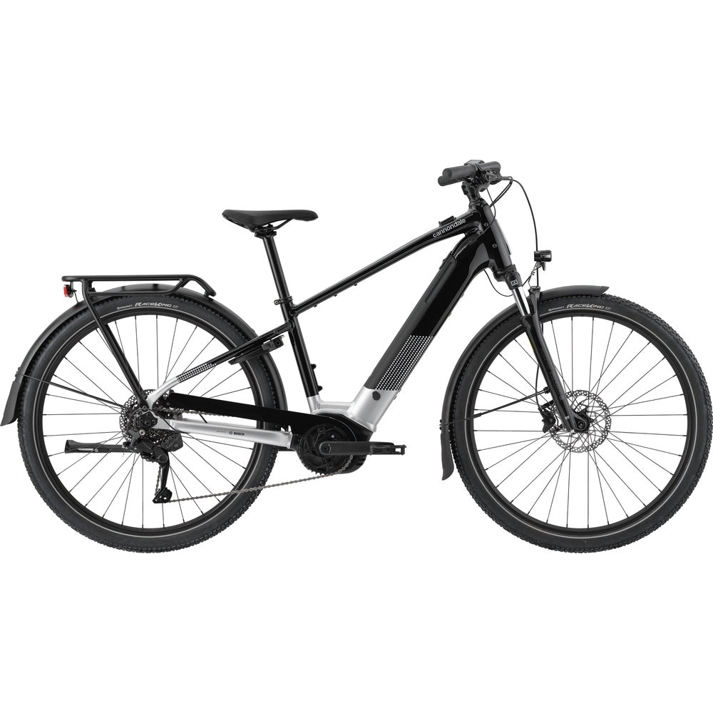 Cannondale Tesoro Neo X 3 electric bike in black with silver accents