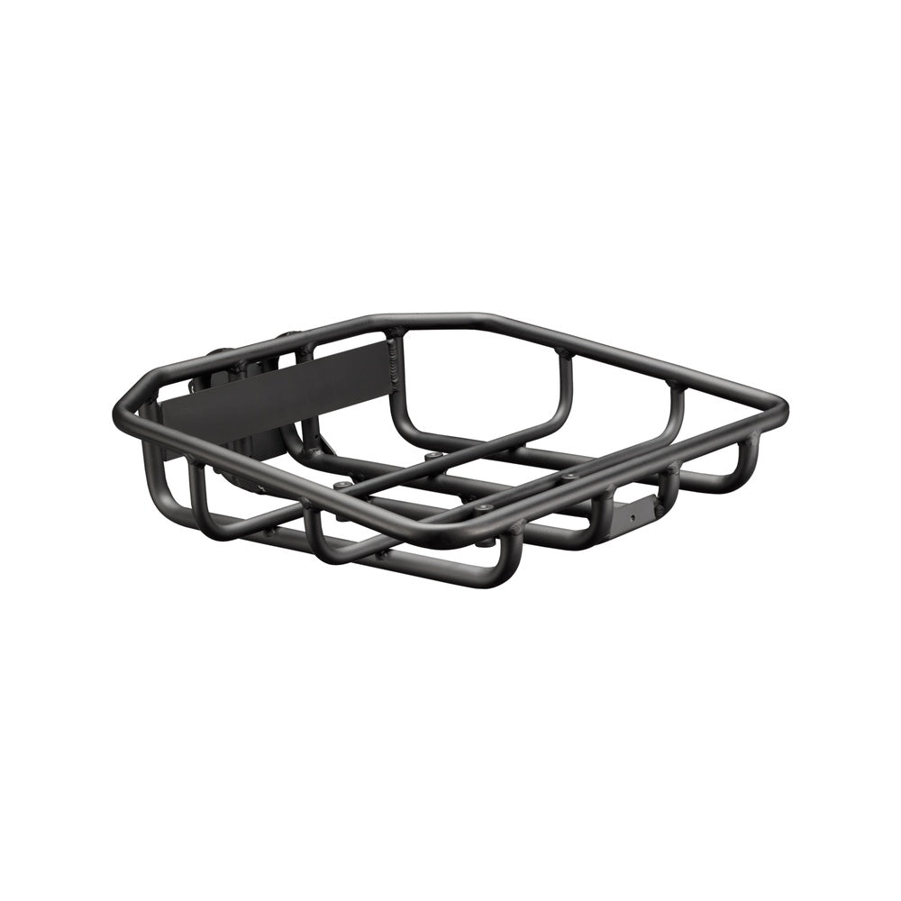 Cannondale OutFront black cargo rack with tubular steel frame construction