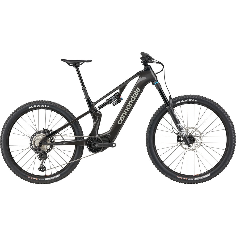 Cannondale Moterra Neo electric mountain bike in black with full suspension