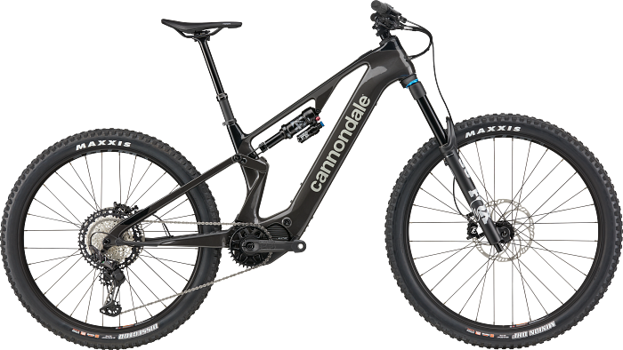 Cannondale Moterra Neo electric mountain bike in black with full suspension
